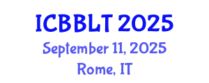 International Conference on Brain-Based Learning and Teaching (ICBBLT) September 11, 2025 - Rome, Italy
