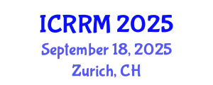 International Conference on Rockbolting and Rock Mechanics (ICRRM) September 18, 2025 - Zurich, Switzerland