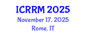 International Conference on Rockbolting and Rock Mechanics (ICRRM) November 17, 2025 - Rome, Italy