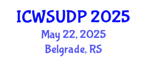 International Conference on Water-Sensitive Urban Design and Policy (ICWSUDP) May 22, 2025 - Belgrade, Serbia