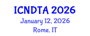 International Conference on Natural Dyes in Textile Applications (ICNDTA) January 12, 2026 - Rome, Italy