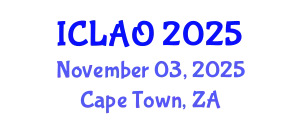 International Conference on Logistics Analytics and Optimization (ICLAO) November 03, 2025 - Cape Town, South Africa