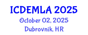 International Conference on Data Engineering and Machine Learning Applications (ICDEMLA) October 02, 2025 - Dubrovnik, Croatia