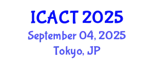 International Conference on Applied Computer Technologies (ICACT) September 04, 2025 - Tokyo, Japan