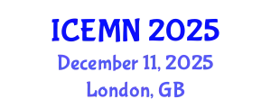 International Conference on Emergency Medicine and Nursing (ICEMN) December 11, 2025 - London, United Kingdom