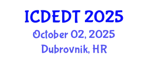 International Conference on Digital Entrepreneurship and Digital Transformation (ICDEDT) October 02, 2025 - Dubrovnik, Croatia