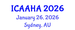 International Conference on Adsorption Analysis and Heterogeneous Adsorption (ICAAHA) January 26, 2026 - Sydney, Australia