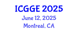 International Conference on Geothermics and Geothermal Energy (ICGGE) June 12, 2025 - Montreal, Canada
