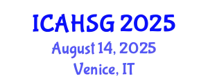 International Conference on Affordable Housing and Smart Growth (ICAHSG) August 14, 2025 - Venice, Italy