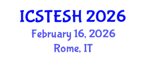International Conference on Solar Thermal Energy and Solar Heating (ICSTESH) February 16, 2026 - Rome, Italy