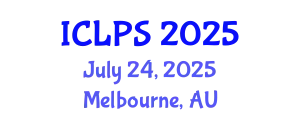 International Conference on Law and Political Science (ICLPS) July 24, 2025 - Melbourne, Australia