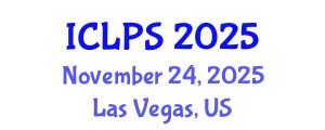 International Conference on Law and Political Science (ICLPS) November 24, 2025 - Las Vegas, United States
