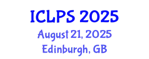 International Conference on Law and Political Science (ICLPS) August 21, 2025 - Edinburgh, United Kingdom