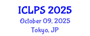 International Conference on Law and Political Science (ICLPS) October 09, 2025 - Tokyo, Japan