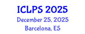 International Conference on Law and Political Science (ICLPS) December 25, 2025 - Barcelona, Spain