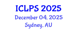 International Conference on Law and Political Science (ICLPS) December 04, 2025 - Sydney, Australia