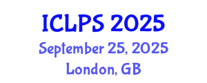 International Conference on Law and Political Science (ICLPS) September 25, 2025 - London, United Kingdom