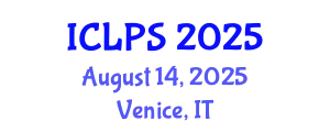 International Conference on Law and Political Science (ICLPS) August 14, 2025 - Venice, Italy