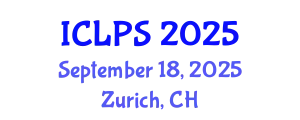 International Conference on Law and Political Science (ICLPS) September 18, 2025 - Zurich, Switzerland