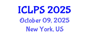 International Conference on Law and Political Science (ICLPS) October 09, 2025 - New York, United States