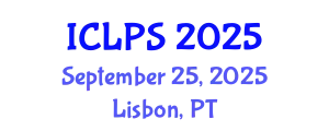 International Conference on Law and Political Science (ICLPS) September 25, 2025 - Lisbon, Portugal