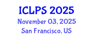 International Conference on Law and Political Science (ICLPS) November 03, 2025 - San Francisco, United States