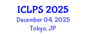 International Conference on Law and Political Science (ICLPS) December 04, 2025 - Tokyo, Japan