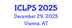 International Conference on Law and Political Science (ICLPS) December 29, 2025 - Vienna, Austria