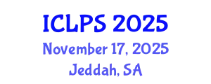 International Conference on Law and Political Science (ICLPS) November 17, 2025 - Jeddah, Saudi Arabia
