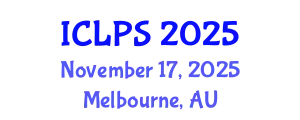 International Conference on Law and Political Science (ICLPS) November 17, 2025 - Melbourne, Australia