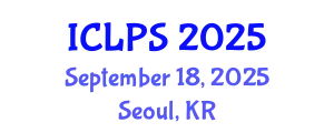 International Conference on Law and Political Science (ICLPS) September 18, 2025 - Seoul, Republic of Korea