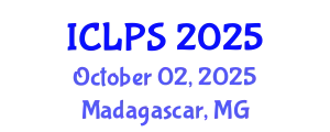 International Conference on Law and Political Science (ICLPS) October 02, 2025 - Madagascar, Madagascar