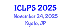 International Conference on Law and Political Science (ICLPS) November 24, 2025 - Kyoto, Japan