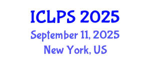 International Conference on Law and Political Science (ICLPS) September 11, 2025 - New York, United States