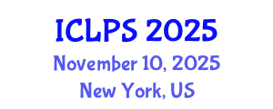 International Conference on Law and Political Science (ICLPS) November 10, 2025 - New York, United States
