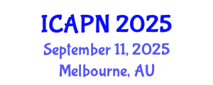 International Conference on Ageing, Psychology and Neuroscience (ICAPN) September 11, 2025 - Melbourne, Australia