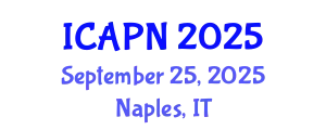 International Conference on Ageing, Psychology and Neuroscience (ICAPN) September 25, 2025 - Naples, Italy