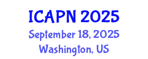 International Conference on Ageing, Psychology and Neuroscience (ICAPN) September 18, 2025 - Washington, United States