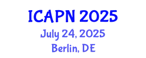 International Conference on Ageing, Psychology and Neuroscience (ICAPN) July 24, 2025 - Berlin, Germany