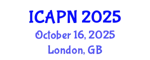 International Conference on Ageing, Psychology and Neuroscience (ICAPN) October 16, 2025 - London, United Kingdom