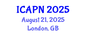 International Conference on Ageing, Psychology and Neuroscience (ICAPN) August 21, 2025 - London, United Kingdom