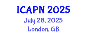 International Conference on Ageing, Psychology and Neuroscience (ICAPN) July 28, 2025 - London, United Kingdom