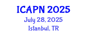 International Conference on Ageing, Psychology and Neuroscience (ICAPN) July 28, 2025 - Istanbul, Turkey