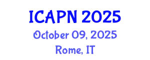 International Conference on Ageing, Psychology and Neuroscience (ICAPN) October 09, 2025 - Rome, Italy