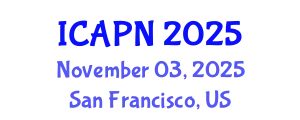International Conference on Ageing, Psychology and Neuroscience (ICAPN) November 03, 2025 - San Francisco, United States