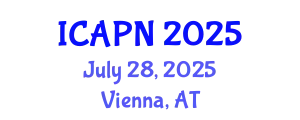 International Conference on Ageing, Psychology and Neuroscience (ICAPN) July 28, 2025 - Vienna, Austria