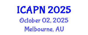 International Conference on Ageing, Psychology and Neuroscience (ICAPN) October 02, 2025 - Melbourne, Australia