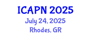 International Conference on Ageing, Psychology and Neuroscience (ICAPN) July 24, 2025 - Rhodes, Greece