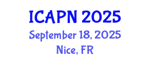 International Conference on Ageing, Psychology and Neuroscience (ICAPN) September 18, 2025 - Nice, France