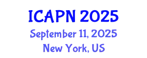 International Conference on Ageing, Psychology and Neuroscience (ICAPN) September 11, 2025 - New York, United States